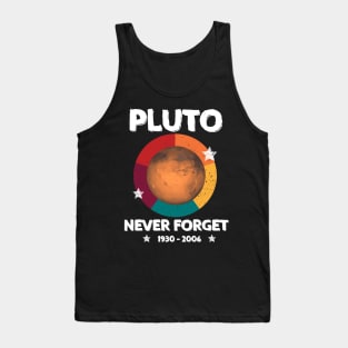 Never Forget Pluto Tank Top